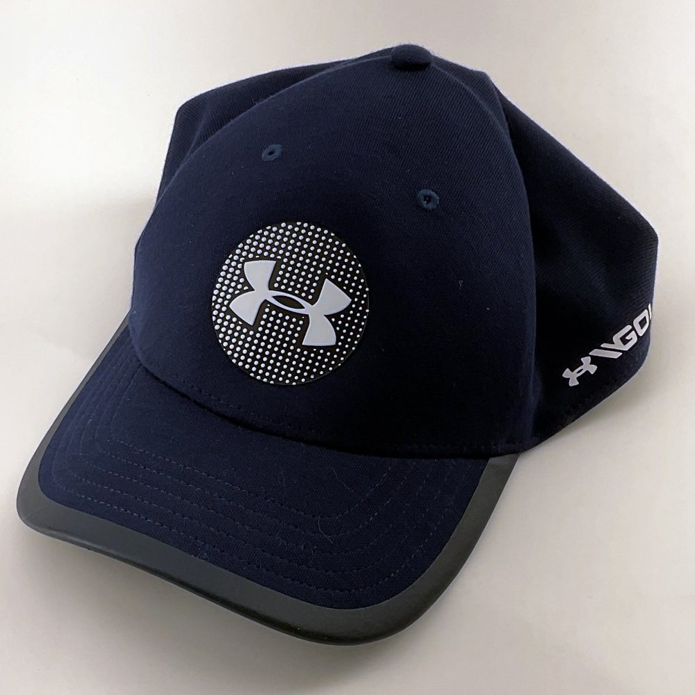 Under Armour Dark Blue Golf Cap - Elastic Adjustment
